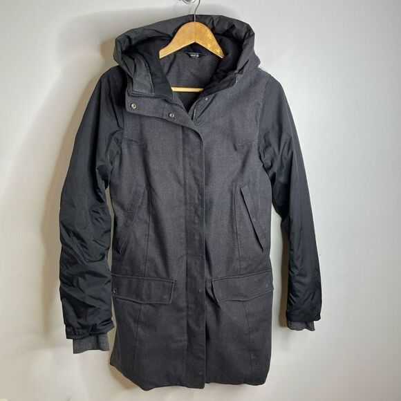 Lululemon Blizzard‎ Parka Black Heathered Dark Gray Coat Jacket 6 Down Winter - Picture 4 of 16